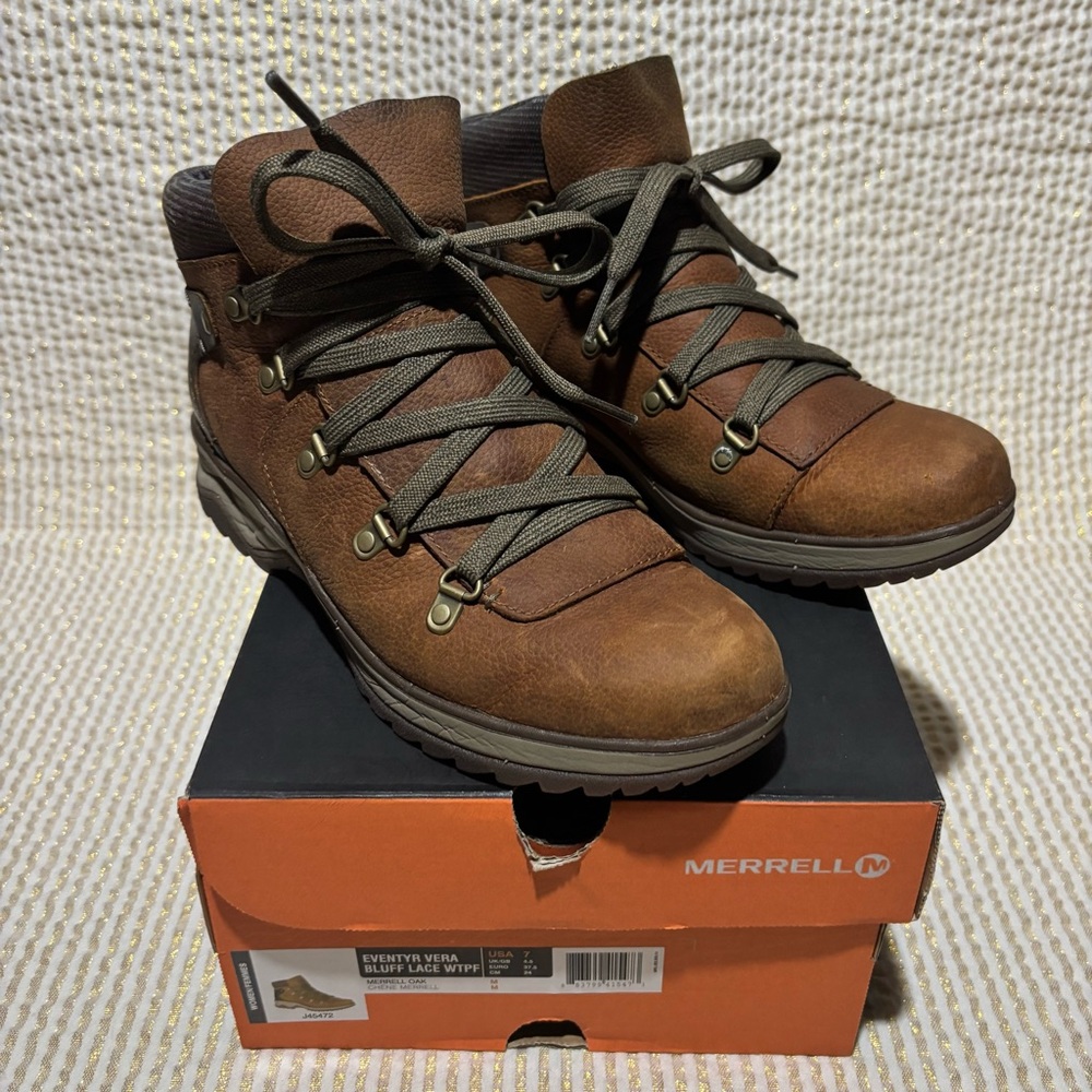 Merrell Eventyr Vera Bluff Hiking Boots Size 7